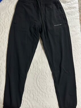 NVGTN Black Slim Track Joggers